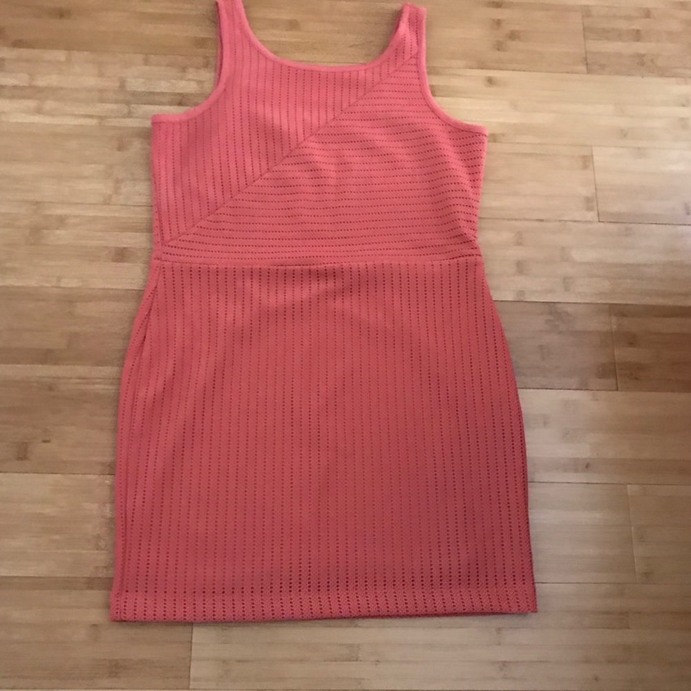 Metaphor burnt red orange  dress